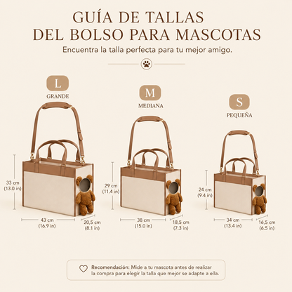 Bolso para llevar a tu peludito