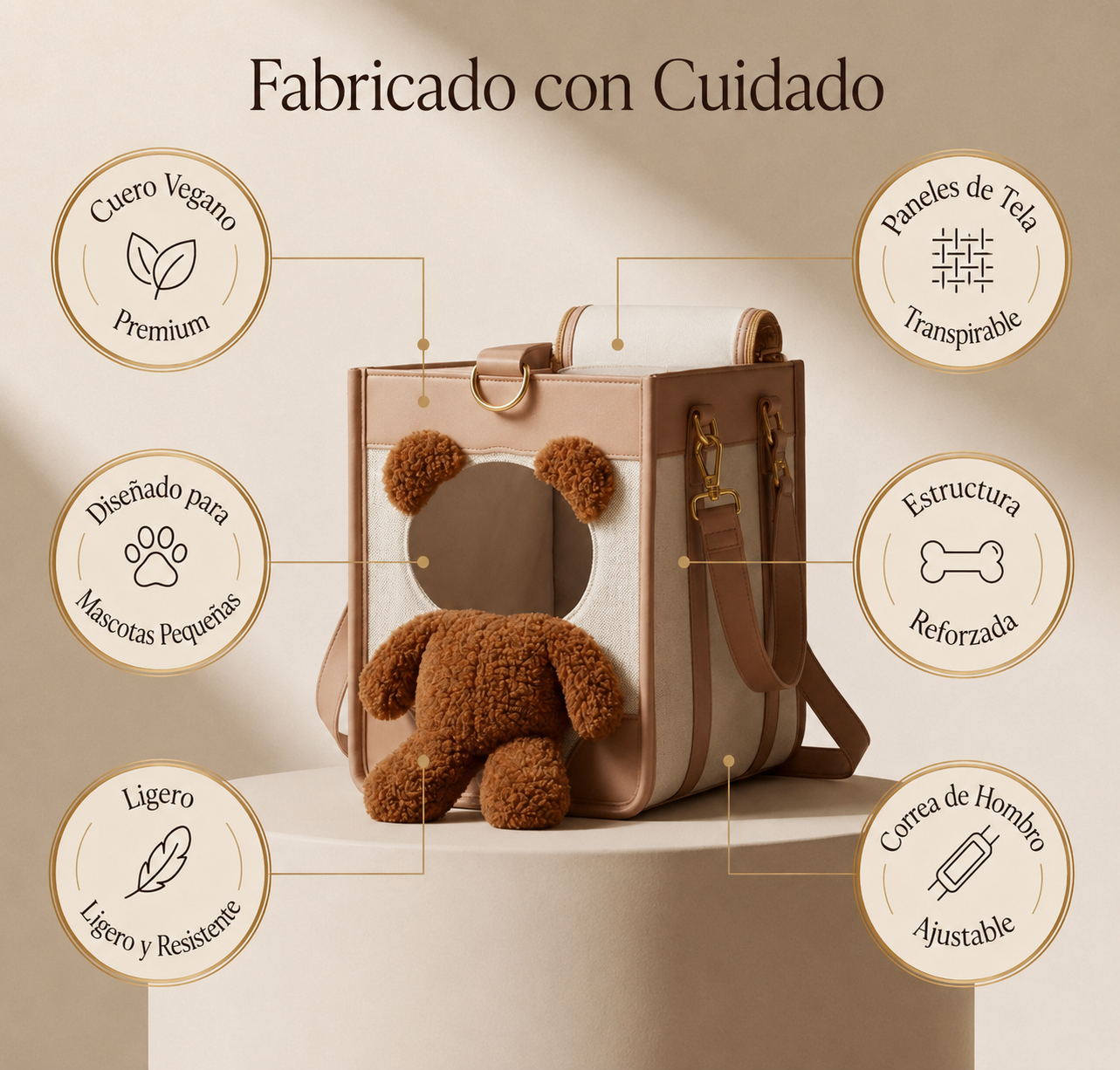 Bolso para llevar a tu peludito