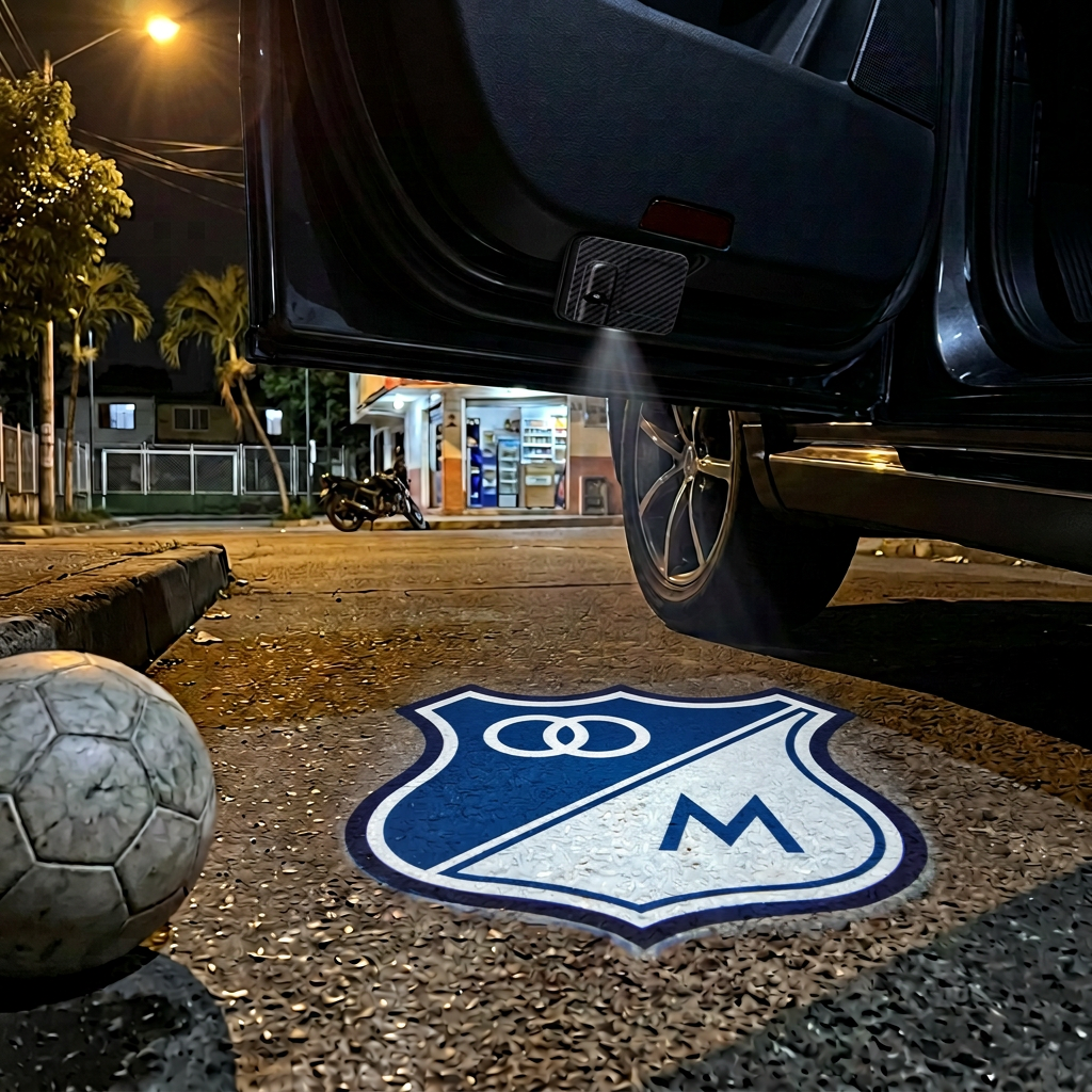 Proyector de futbol LED para carro