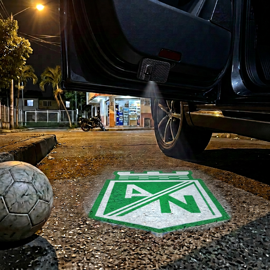 Proyector de futbol LED para carro