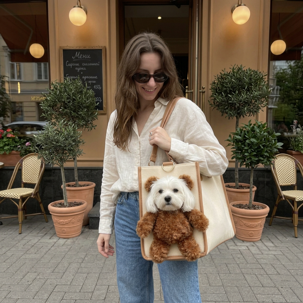 Bolso para llevar a tu peludito